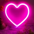thumbnail image 1 of DONGPAI Heart Neon Sign, Battery or USB Powered LED Neon Light for Party, Valentines Decorations Lamp, Table & Wall Decoration Light for Girl's Room Wedding Home Decor, 1 of 5