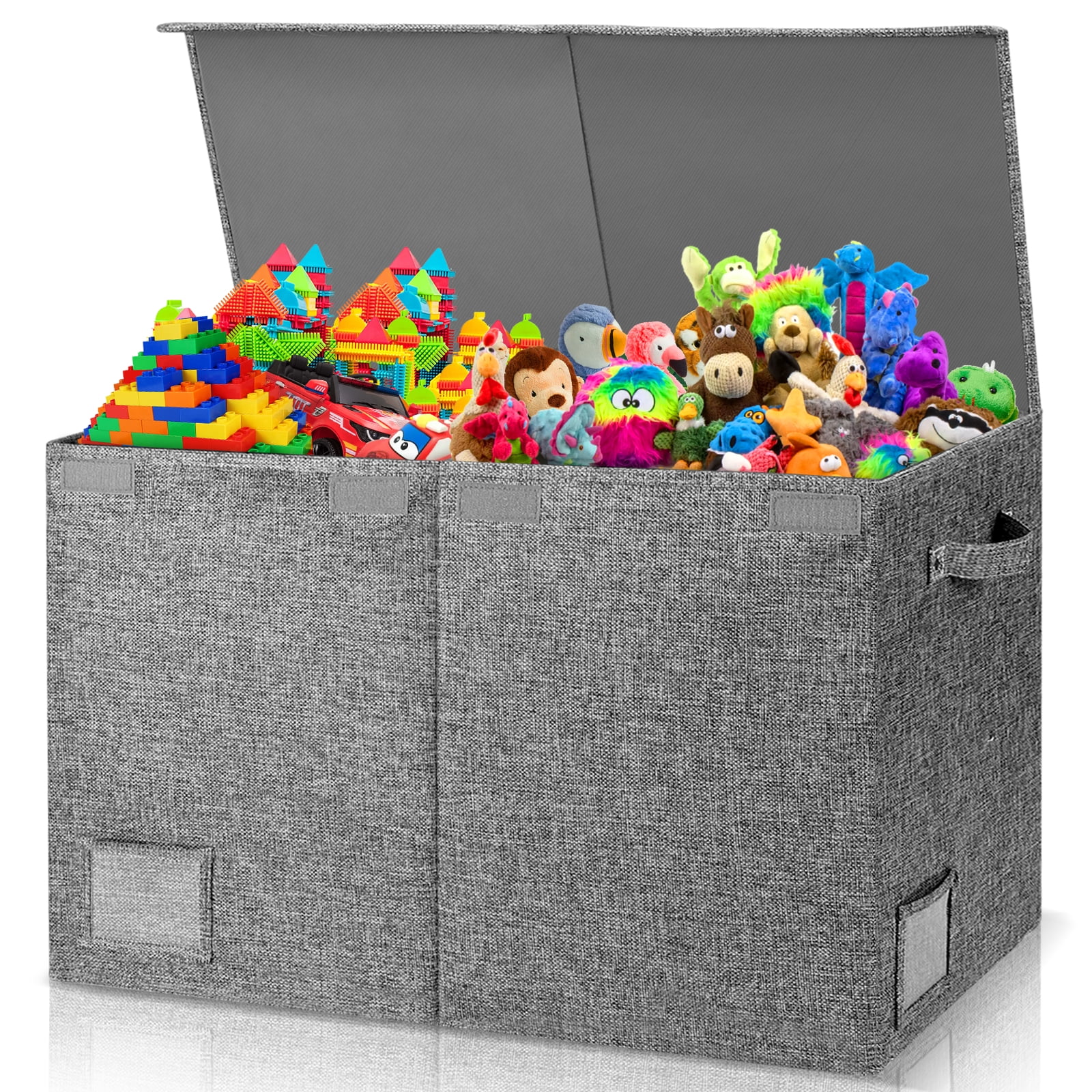 DONGPAI Large Toy Chest Storage Organizers with Lid,Collapsible Sturdy