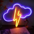 thumbnail image 1 of DONGPAI Lightning Neon Sign, Battery or USB Powered LED Neon Light for Party Decorations Lamp, Table & Wall Decoration Light for Girl's Room Wedding Home Decor, 1 of 5