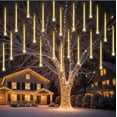 thumbnail image 1 of DONGPAI Meteor Shower Lights Outdoor, 20 Inch 8 Tube Icicle Lights, Waterproof Meteor Christmas Lights Outdoor, Hanging Falling Rain Lights for Xmas Tree Outside Holiday Decoration, 1 of 11