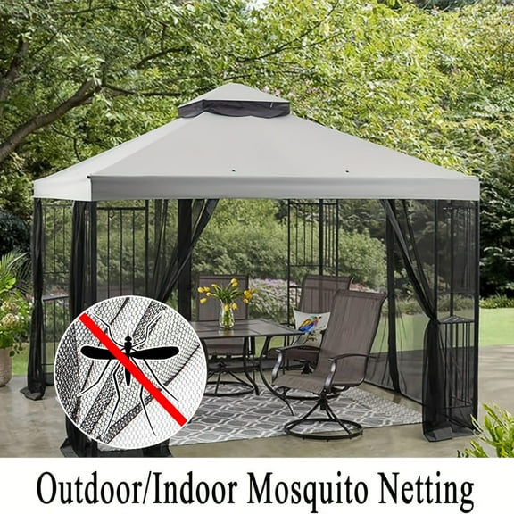 DONGPAI Mosquito Net for Patio Garden Mesh Screen Barrier, Super Dense Patio Netting for Balcony Porch Protecting DIY Size Adjustable, 1 Panel