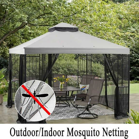 DONGPAI Mosquito Net for Patio Garden Mesh Screen Barrier, Super Dense Patio Netting for Balcony Porch Protecting DIY Size Adjustable, 1 Panel