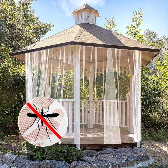 DONGPAI Mosquito Netting Garden Mesh Netting, Fly Bird Net Barrier Hunting Blind Plant Protecting Net DIY Size Adjustable for Patio Porch Garden, 1 Panel