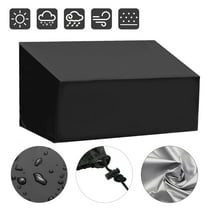 DONGPAI Patio Garden Bench Cover, Outdoor 2/3/4 Seater Waterproof High Back Sofa Chair Cover Patio Garden Furniture Protector