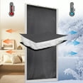 thumbnail image 1 of DONGPAI Thermal Insulated Door Curtain, Winter Thicken Cotton Windproof Soundproof Temporary Door Single Insulation Door Cover for Winter to Keep Warm, 1 of 8