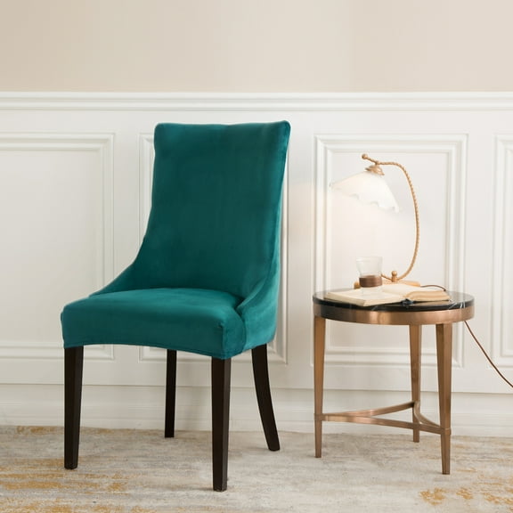 DONGPAI Velvet Stretch Wingback Chair Cover Slipcover Reusable Arm Chair Protector Cover for Dining Room Banquet Home Decor