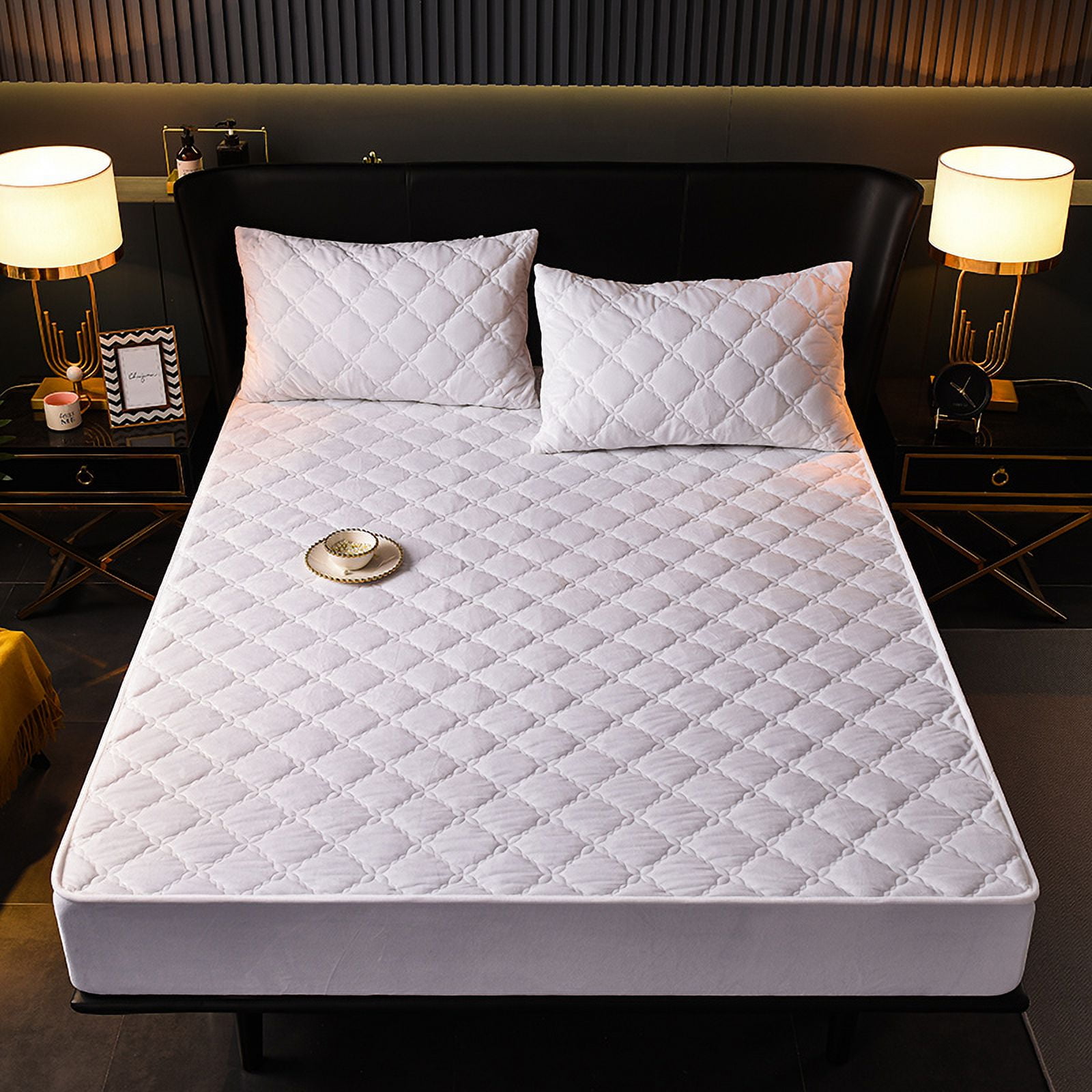 DONGTIAN Mattress Cover New Thick Crystal Velvet Bed Sheet, Fit And
