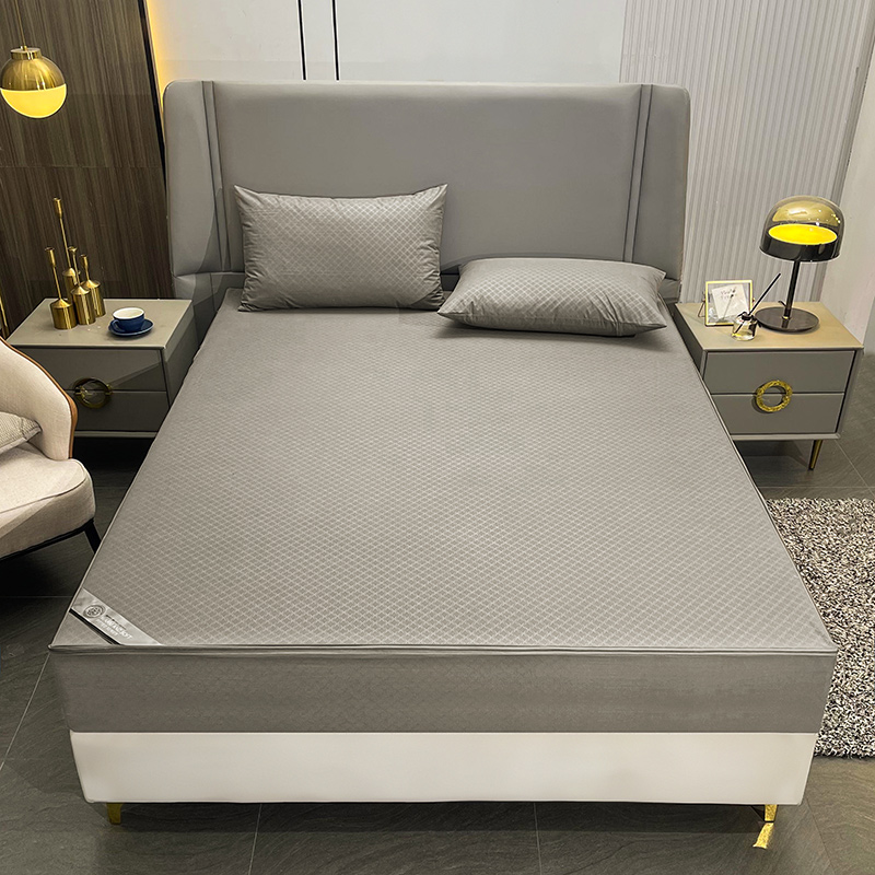 DONGTIAN Waterproof Mattress Cover With Zipper Six Sides All Inclusive