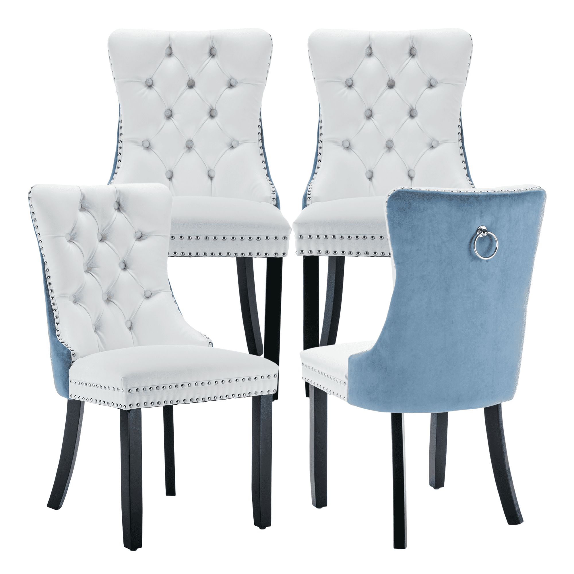 DONICK Velvet Upholstered Dining Chairs Kitchen Dining Room Chairs donick-velvet-upholstered-dining-chairs-kitchen-dining-room-chairs
