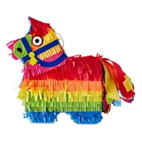 Mini Multi-color Donkey Pinata, 7.25", by Way To Celebrate