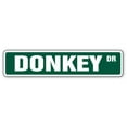 thumbnail image 1 of DONKEY Street Sign animal farm signs ride mule | Indoor/Outdoor |  36" Wide, 1 of 5