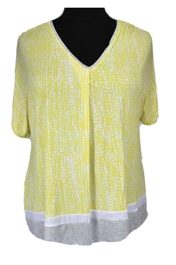 Women Plus Sleepwear Floral Tunic Asymmetric Blouse Top Size 3X