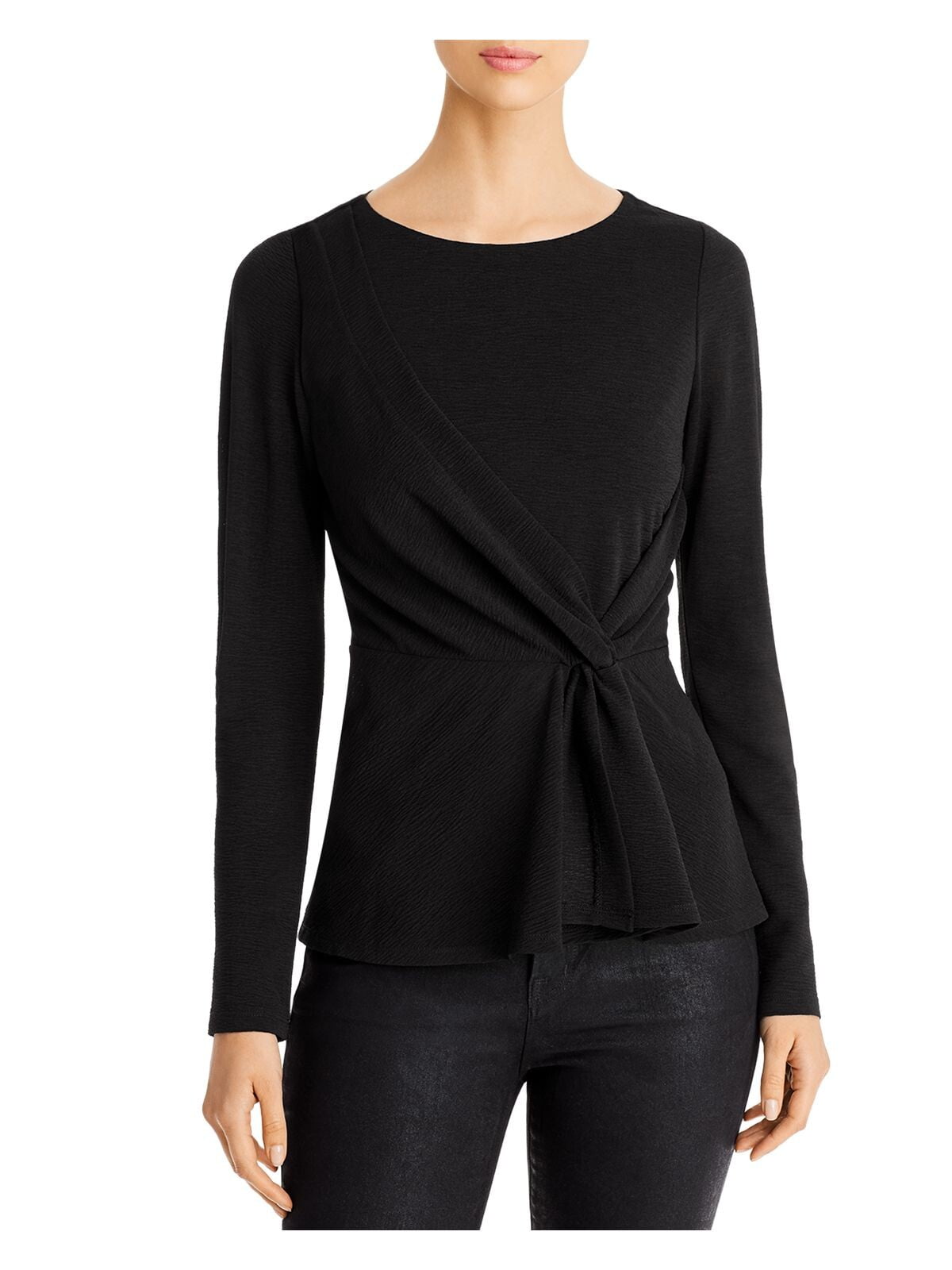 donna karan wrap top