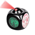thumbnail image 1 of DONNGZAE Digital Alarm Clock, Cartoon Sanrio Pattern Rotatable Projection Clock With Voice Talking LED 12/24 HDigital Time Temperature, Small Desk Clock, Creativity Gift for Kids, Christmas Birthday, 1 of 8