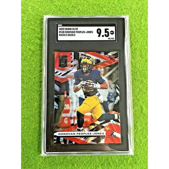 DONOVAN PEOPLES JONES POP 1/1 PRIZM RAZZLE DAZZLE ROOKIE CARD SP SGC 9.5 RC 2020