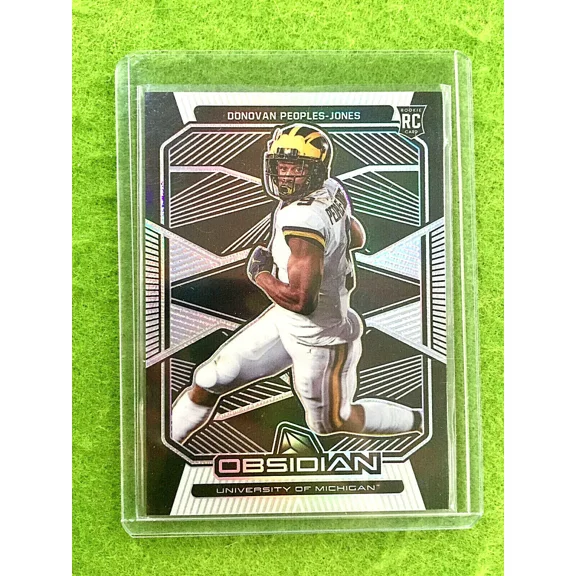 DONOVAN PEOPLES JONES SILVER PRIZM ROOKIE CARD BROWNS RC 2020 Obsidian SP # /99