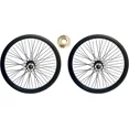 thumbnail image 1 of DONSP1986 20" Bike Rims Set Double Wall Alum Alloy 12G 48 Spokes Wheel Set & Flywheel, 1 of 9