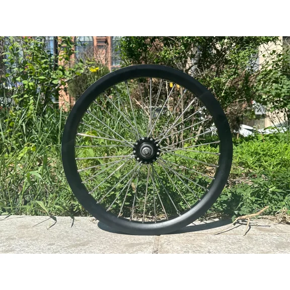 DONSP1986 20 inch Double Wall Rim 520g Rear Heavy Duty Wheel 10G 36 Spokes for MTB/Road/Cruiser Bicycles
