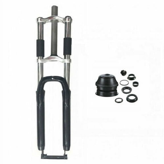 DONSP1986 26" Bicycle Fork Gas Motorized Bike Suspension Fork & 1 1/8" Headset