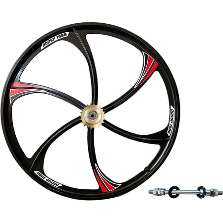 DONSP1986 26" Bicycle Rear Mag Wheel Rim & Flywheel-MTB Road Cruiser Bike Wheel
