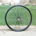 thumbnail image 1 of DONSP1986 26 inch Heavy Duty Bicycle Rear Wheel Rim 12 Gauge, Double Wall Aluminum Alloy 48 Spokes Wheel, 26" Bike Rear Rim 135mm (Black) Disc Brake, 1 of 6