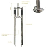 DONSP1986 Bicycle/Bike Fork 26 Non-Suspension Tripe Tree Fork Gas Motorized Bike