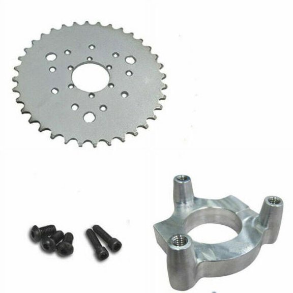 DONSP1986 CNC 1.5" Rear Hub Adapter & Multifunctional 36T Sprocket 3+6+9 holes