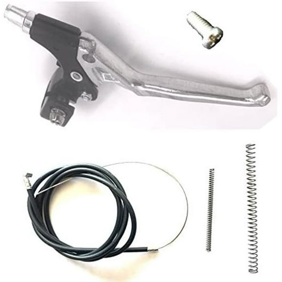 DONSP1986 Clutch Control Handle with Cable Parts Combo,Bike Engine Clutch Handle and Cable Assembly 80cc Gas Motorized Bicycle