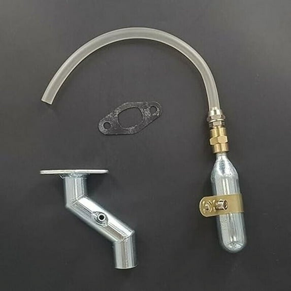 DONSP1986 Fuel Recycling Alum Manifold 32mm/40mm Intake Kit, 2 in 1, 2 Stroke Gas Engine Kit Motorized Bicycle 48cc/66cc/80cc/100cc