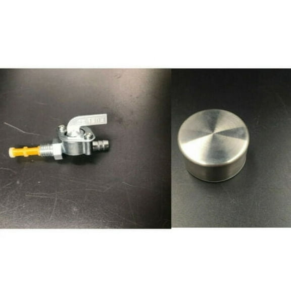 DONSP1986 Gas Tank Cap and Petcock 10x1.5mm For 3.4L Gas Frame-Gas Motorized Bike