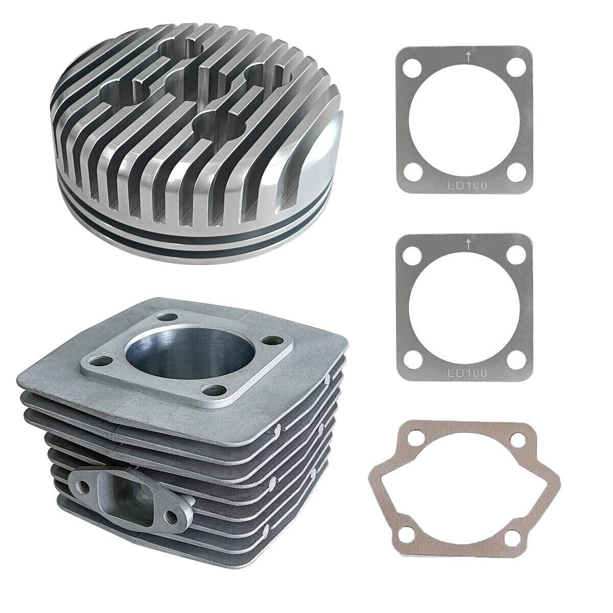 DONSP1986 LD100 Racing Head &LD100 Cylinder-Upgraded YD100 Cylinder-Gas Motorized Bike