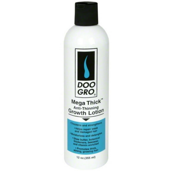 DOO GRO Mega Thick Anti Thinning Growth Lotion, 12 oz (Pack of 6)
