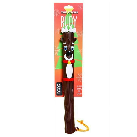 DOOG Holiday Fetch Stick Rudy The Reindeer