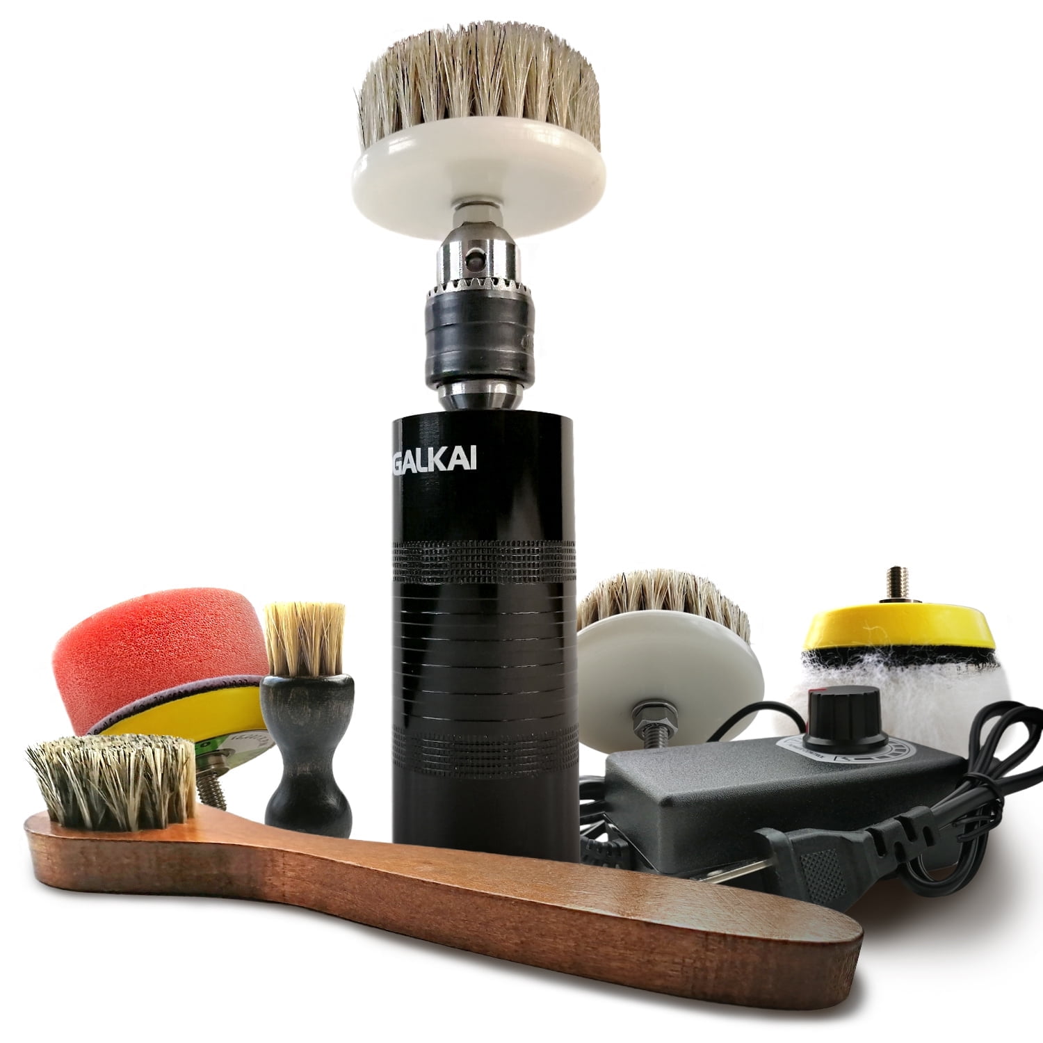 DOOGALKAI KAI624 Shoe Brushes, Adjustable Speed Electric DOOGALKAI KAI624 Shoe Brushes, Adjustable Speed Electric