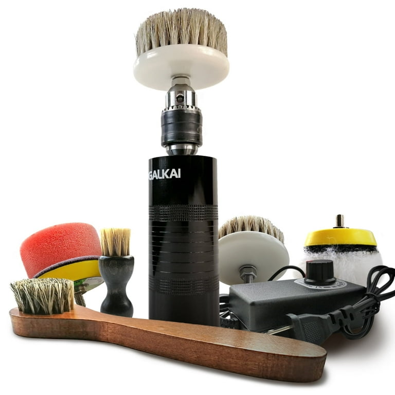 DOOGALKAI KAI624 Electric Shoe Polisher Kit, Adjustable Speed