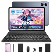 DOOGEE 13 inch Tablet with Keyboard,36GB+256GB/TF 2TB,11000mAh/18W Gaming Tablet,2.2GHz Octa-Core,120Hz/13MP/BT5.4/5GHz Wifi/Dual Speakers