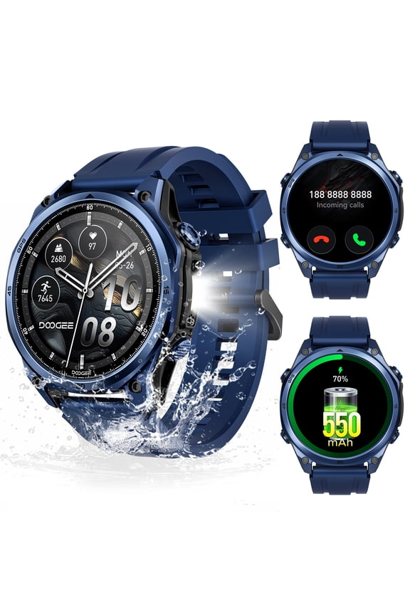 Anywise W1 Pro Smartwatch, 1.43" AMOLED Display, Dual-Band GPS and Offline Maps, Bluetooth Calling, 5ATM Waterproof Fitness Tracker, 170 Sports Modes for Android and iPhone