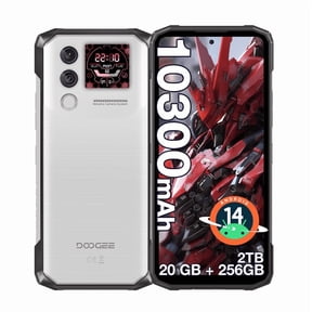DOOGEE Blade 10 Max Rugged Phone Unlocked,10300mAh Rugged Smartphone,6.56" HD+ 1.54" Dual Screen,20GB+256GB/2TB,4G Dual SIM Android Waterproof Phone,3 Card Slots/NFC/Face ID/OTG
