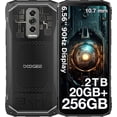 thumbnail image 1 of DOOGEE Blade 10 Ultra 32GB RAM+256GB ROM Rugged Smartphone, 5150mAh Android 15 Rugged Phone Unlocked, 6.56''90Hz Display,50MP Camera, IP68/IP69K Waterproof Phones, Face ID/NFC/GPS/OTG, 1 of 5