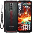 thumbnail image 1 of DOOGEE Blade10 Energy Rugged Phone 4.5G,10.7mm Ultra-Thin,24GB+128GB/TF 2TB Rugged Smartphone,6.56"HD+ 90Hz,16MP Camera,IP68/IP69K,6150mAh/Nfc/Face ID, 1 of 8