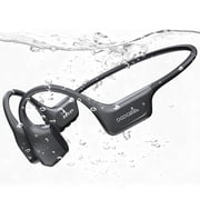 DOOGEE Bone Conduction Headphones Bluetooth Waterproof, IP68 Swim Headphones, 64GB MP3 Storage, Dual Drivers, Open Ear Headphone Wireless Bone Conduction Earbuds for Swimming Running Cycle Fitness