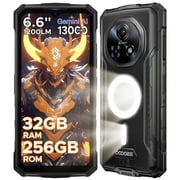 DOOGEE Fire 5 Ultra 32GB+256GB/2TB 1200LM Camping Lights Rugged Phone,13000mAh,Helio G81 Octa Core Rugged Smartphone,6.6HD+90Hz with Gemini AI,48MP+8MP Android 15,IP68/IP69K,Fingerprint/FaceID/NFC