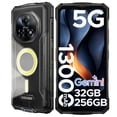 thumbnail image 1 of DOOGEE Fire 7 Pro Rugged Smartphone 5G,POC Intercom Function,Dual Camping Lights,32GB+256GB/2TB Rugged Phone,13000mAh/33W,6.6" HD+IPS,64MP+20MP Night Vision,IP68 Waterproof Phone,Face ID/OTG/NFC, 1 of 11