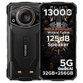DOOGEE Fire 7 Ultra 5G Rugged Cell Phone,13000mAh Battery/33W Fast Charge,32GB+256GB(2TB TF),6.6"HD+90Hz,IP68/IP69K,125dB Speaker,Nfc,Dual Sim