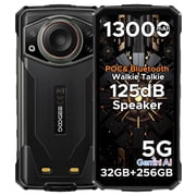 DOOGEE Fire 7 Ultra 5G Rugged Cell Phone,13000mAh Battery/33W Fast Charge,32GB+256GB2TB TF,6.6"HD+90Hz,IP68/IP69K,125dB Speaker,Nfc,Dual Sim