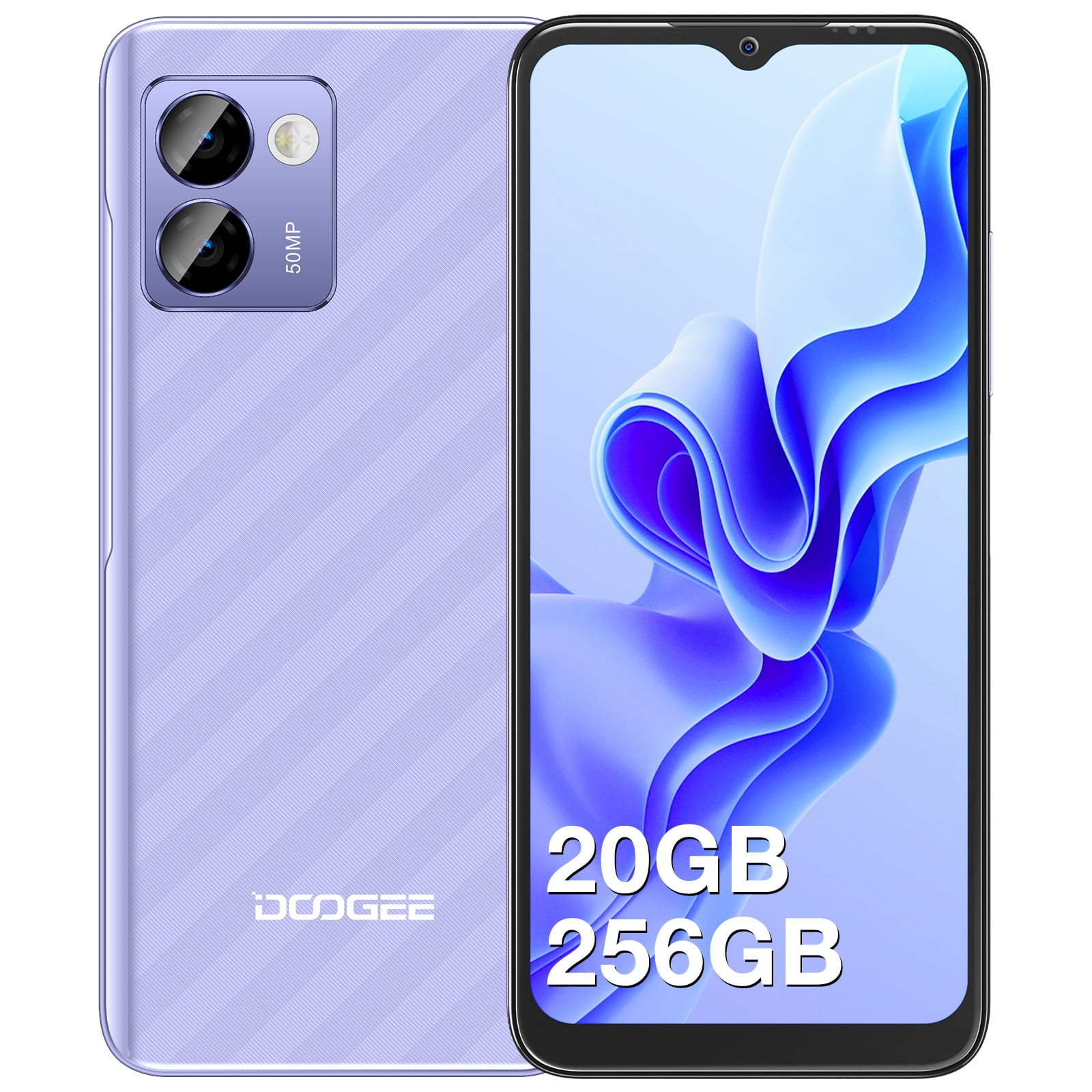 DOOGEE N50 PRO Cell Phone, Android 13 Smartphone, 20GB+256GB(1TB