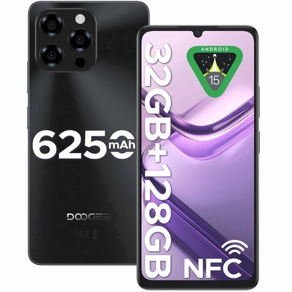 DOOGEE Android 16 Unlocked Phones,32GB+128GB/2TB Expand Cell Phone
