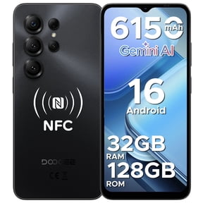 DOOGEE Note56X Pro Android 16 Cell Phone Unlock with Gemini AI,Dual SIM,6150mAh,32GB+128GB/2TB,6.56"HD+90Hz Cell Phone,13MP+8MP,Widevine L1