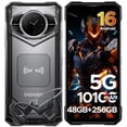 thumbnail image 1 of DOOGEE S200 Rugged Phone 5G Unlocked, 48GB+256GB/2TB Android 16 Rugged Smartphone, 10100mAh, 6.72"FHD + 120 Hz Display with 1.32" Rear Screen, 100MP+20MP Night Vision, IP68/IP69K/NFC/Fingerprint/GPS, 1 of 11