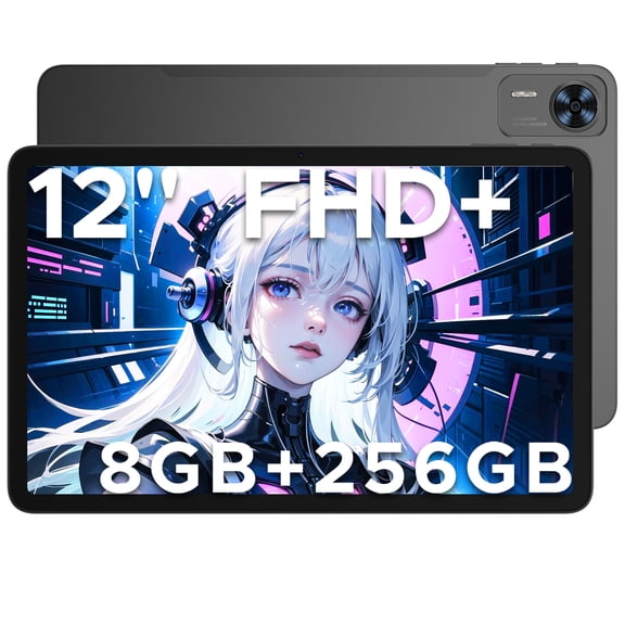DOOGEE T36 12 inch Tablet,2.4K FHD+90Hz Display,32GB+256GB/2TB Tablets,8800mAh,Android Tablet with Sim Card Slot,Wifi 5,Dual Camera,BT5.0,Widevine L1